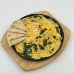 Spinach and cheese omelet